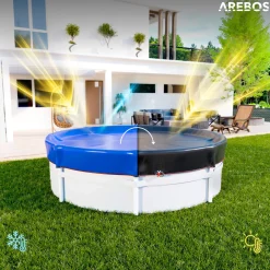 Poolabdeckung rund 610 cm (Für Ø 500-550 cm Pools)