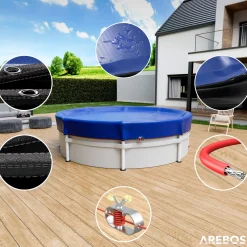 Poolabdeckung rund 560 cm (Für Ø 460-500 cm Pools)