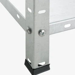Schwerlastregal 150 x 75 x 30 cm 100 kg Silber