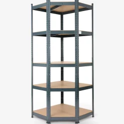 Schwerlastregal Eckregal 180 x 70 x 70 cm 875 kg Anthrazit