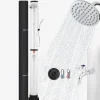 Solardusche 40L mit Thermometer & Handdusche silber