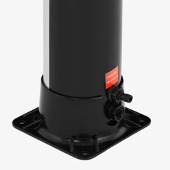 Solardusche 40L mit Thermometer & Handdusche silber