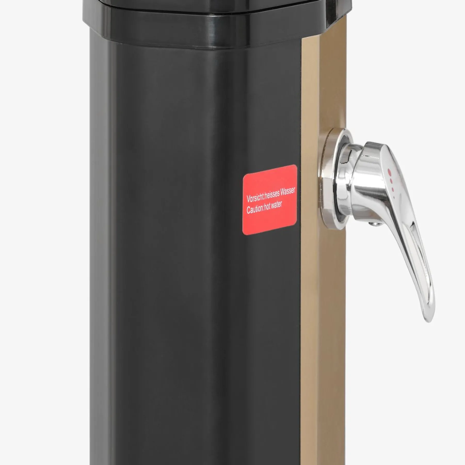 Solardusche 35L Schwarz golden