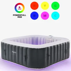 Spa Pool Tenerife quadratisch mit LED - 2400W