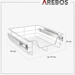 Teleskop Schublade 50cm 2 Stück