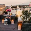 Terrassenheizstrahler Premium 2000W Silber
