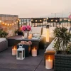 Terrassenheizstrahler Premium 2000W Schwarz