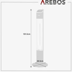 Terrassenheizstrahler Premium 2000W Schwarz