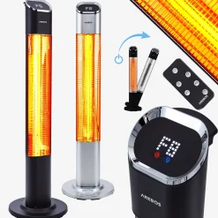 Terrassenheizstrahler Premium 2000W Schwarz