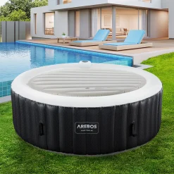 Thermoabdeckung für Whirlpool 6P Ø167 cm grau