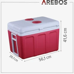 Thermoelektrische Kühlbox 40 Liter - Rot