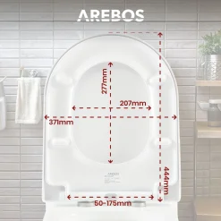 Toilettendeckel D-Form