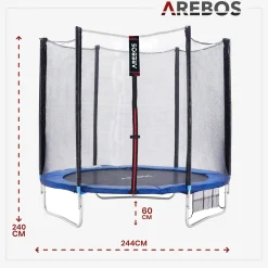 Trampolin 8 Fuß 244 cm
