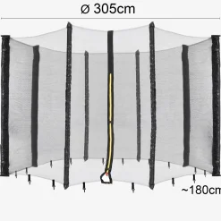 Trampolin Netz für 8 Stangen - 305 cm