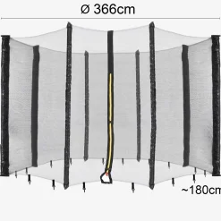 Trampolin Netz für 8 Stangen - 366 cm
