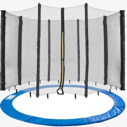 Trampolin Randabdeckung + Netz 305 cm 8 Stangen