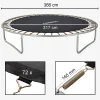 Trampolin Sprungmatte 366 cm 72 Ösen 165 mm