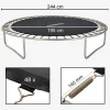 Trampolin Sprungmatte 244 cm 48 Ösen 140 mm