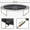 Trampolin Sprungmatte 305 cm 54 Ösen 165 mm