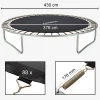Trampolin Sprungmatte 430 cm 88 Ösen 178 mm