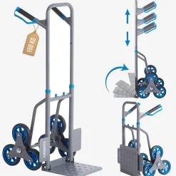 Treppensackkarre 150 kg Anthrazit