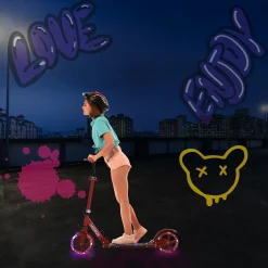 Tretroller Scooter - mit LED