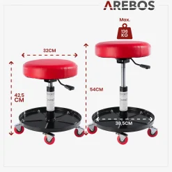 Werkstatthocker 360° drehbar